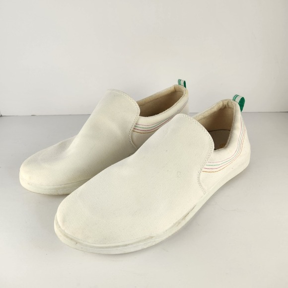 Vionic Shoes - Vionic Beach Women's Comfort Minimalist White Canvas Flats Size 12